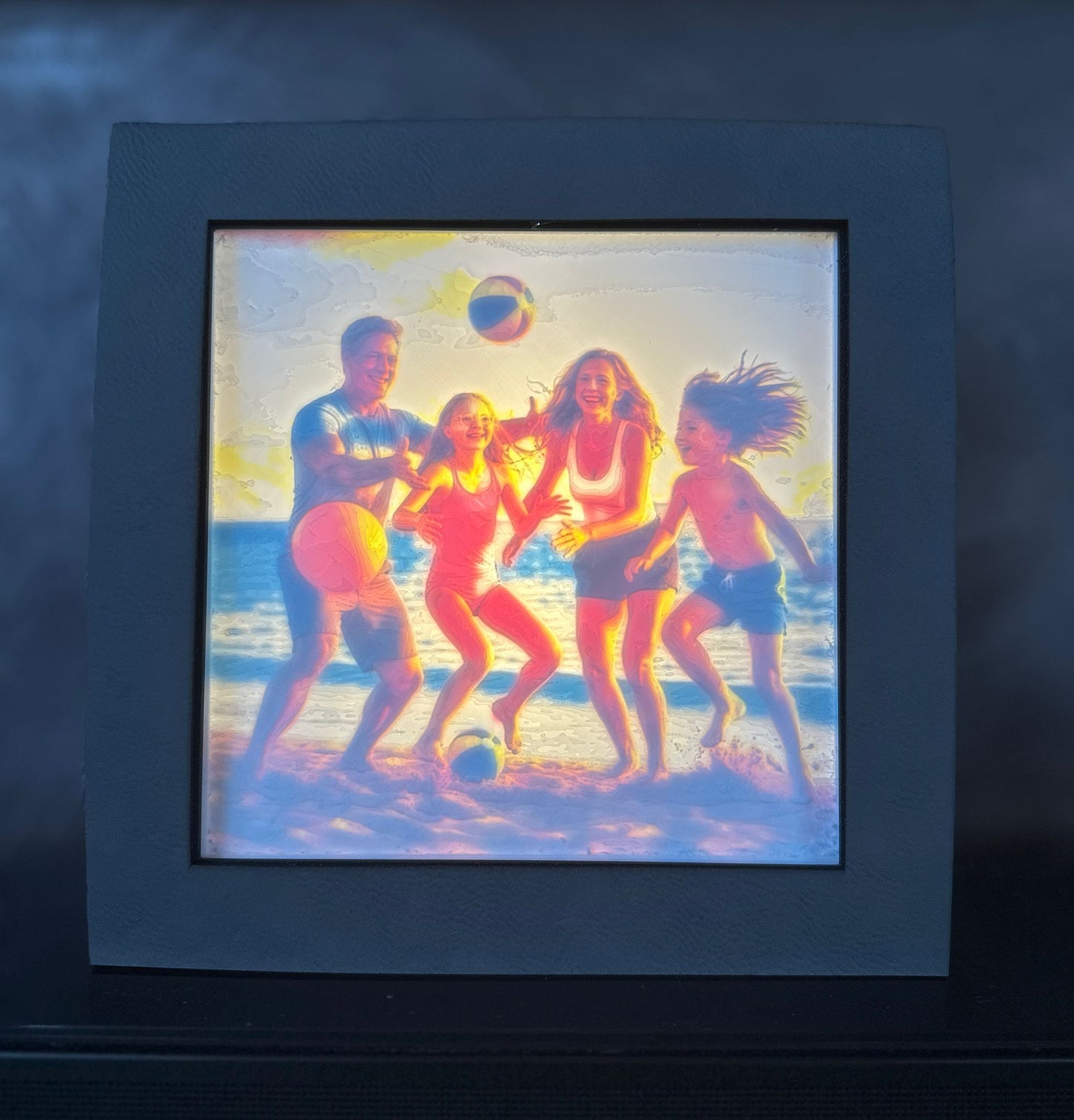 Lithophanlampe mit wählbarem Rahmen - Lovelia – Dinge, die Freude machen. Persönlich, individuell und mit Funktion.