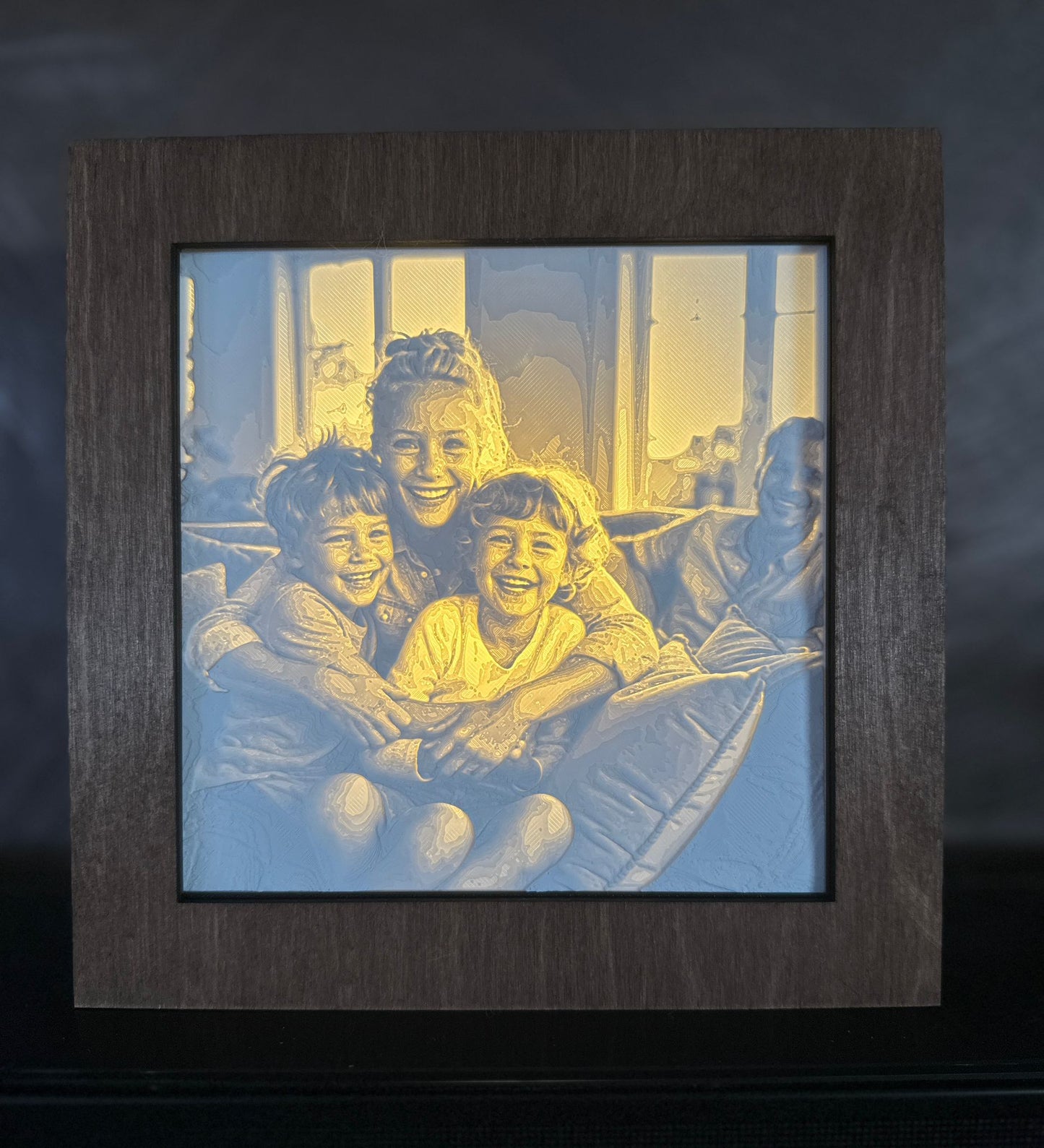 Lithophanlampe mit wählbarem Rahmen - Lovelia – Dinge, die Freude machen. Persönlich, individuell und mit Funktion.