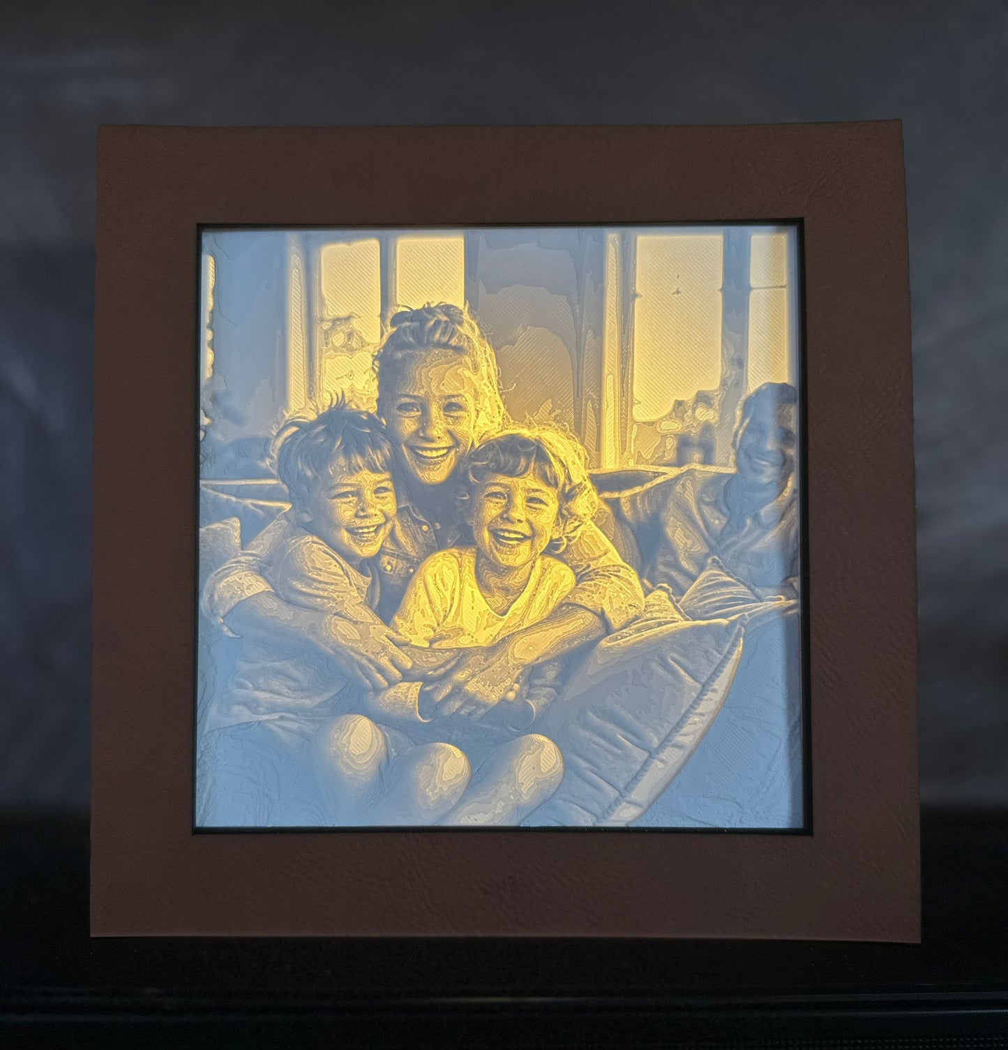 Lithophanlampe mit wählbarem Rahmen - Lovelia – Dinge, die Freude machen. Persönlich, individuell und mit Funktion.