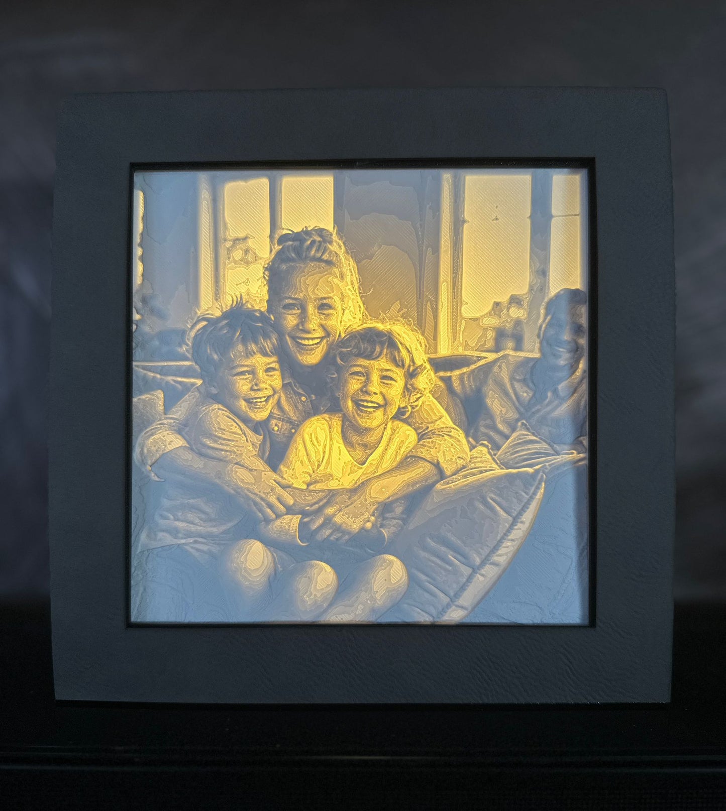 Lithophanlampe mit wählbarem Rahmen - Lovelia – Dinge, die Freude machen. Persönlich, individuell und mit Funktion.