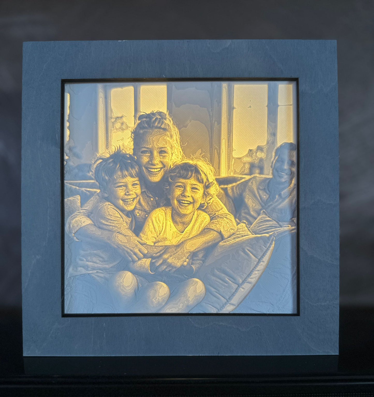 Lithophanlampe mit wählbarem Rahmen - Lovelia – Dinge, die Freude machen. Persönlich, individuell und mit Funktion.