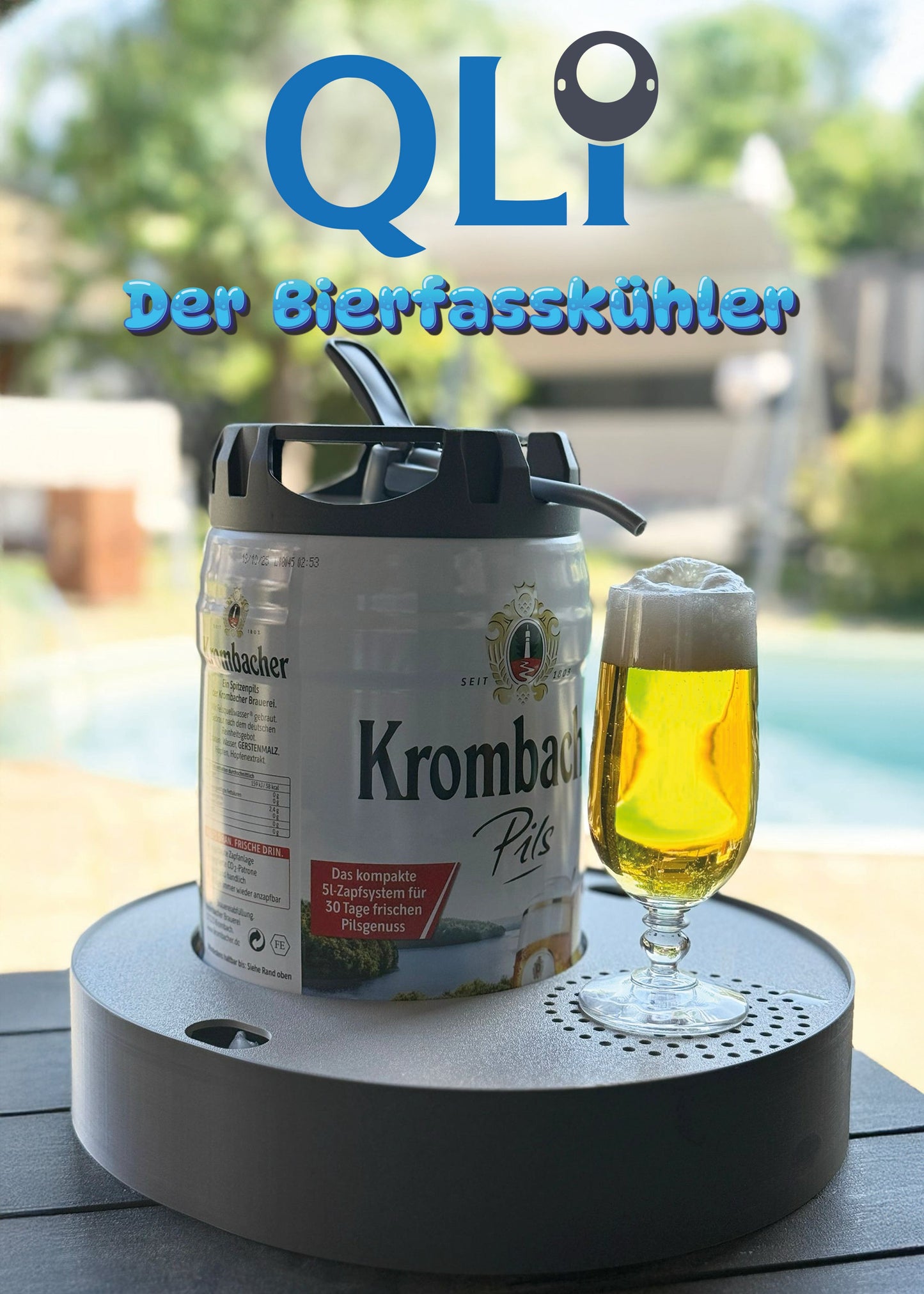 QLI Bierfasskühler für Fässer mit Zapfhahn oben - Lovelia – Dinge, die Freude machen. Persönlich, individuell und mit Funktion.