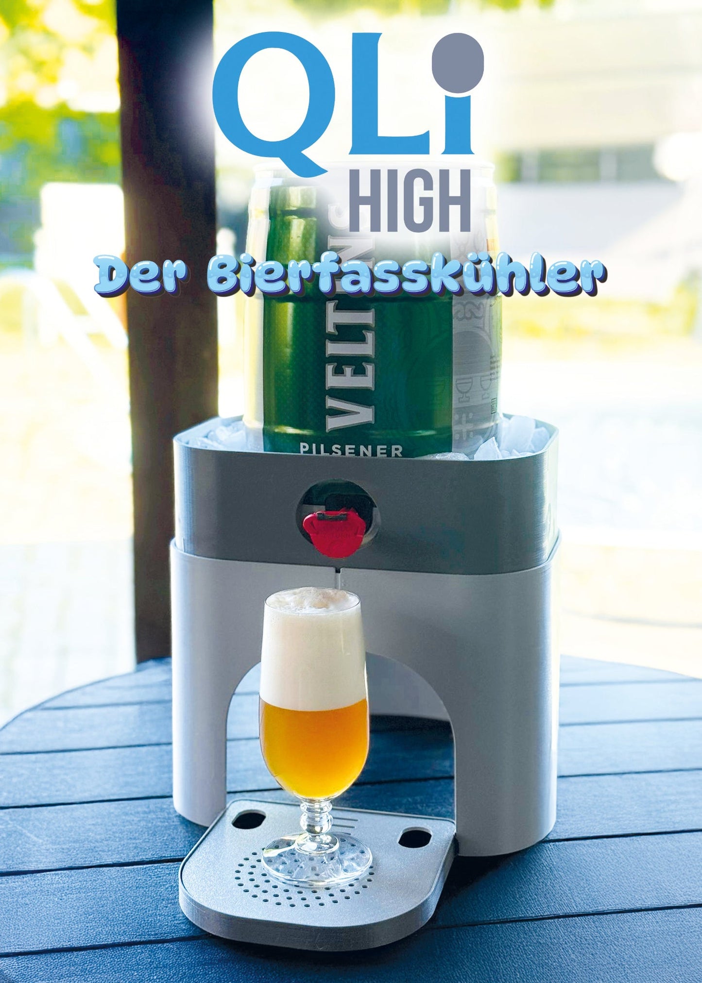 QLI High Bierfasskühler für Fässer mit Zapfhahn unten - Lovelia – Dinge, die Freude machen. Persönlich, individuell und mit Funktion.