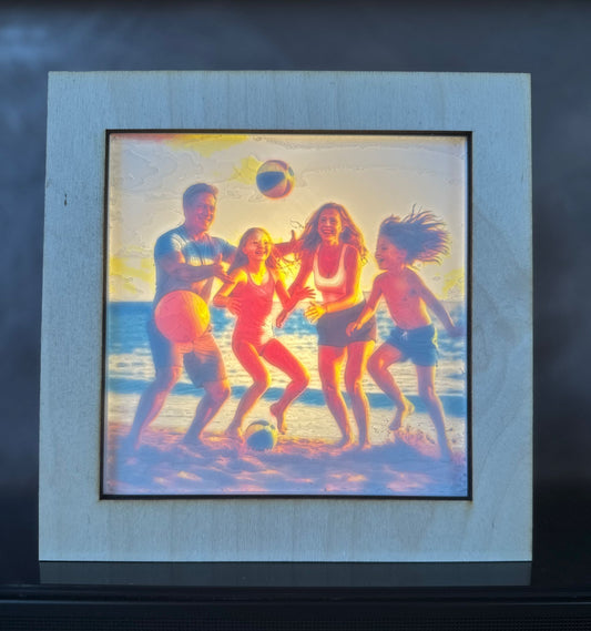 Lithophanlampe mit wählbarem Rahmen - Lovelia – Dinge, die Freude machen. Persönlich, individuell und mit Funktion.