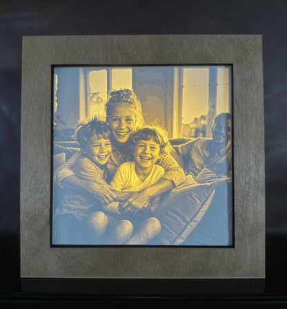 Lithophanlampe mit wählbarem Rahmen - Lovelia – Dinge, die Freude machen. Persönlich, individuell und mit Funktion.
